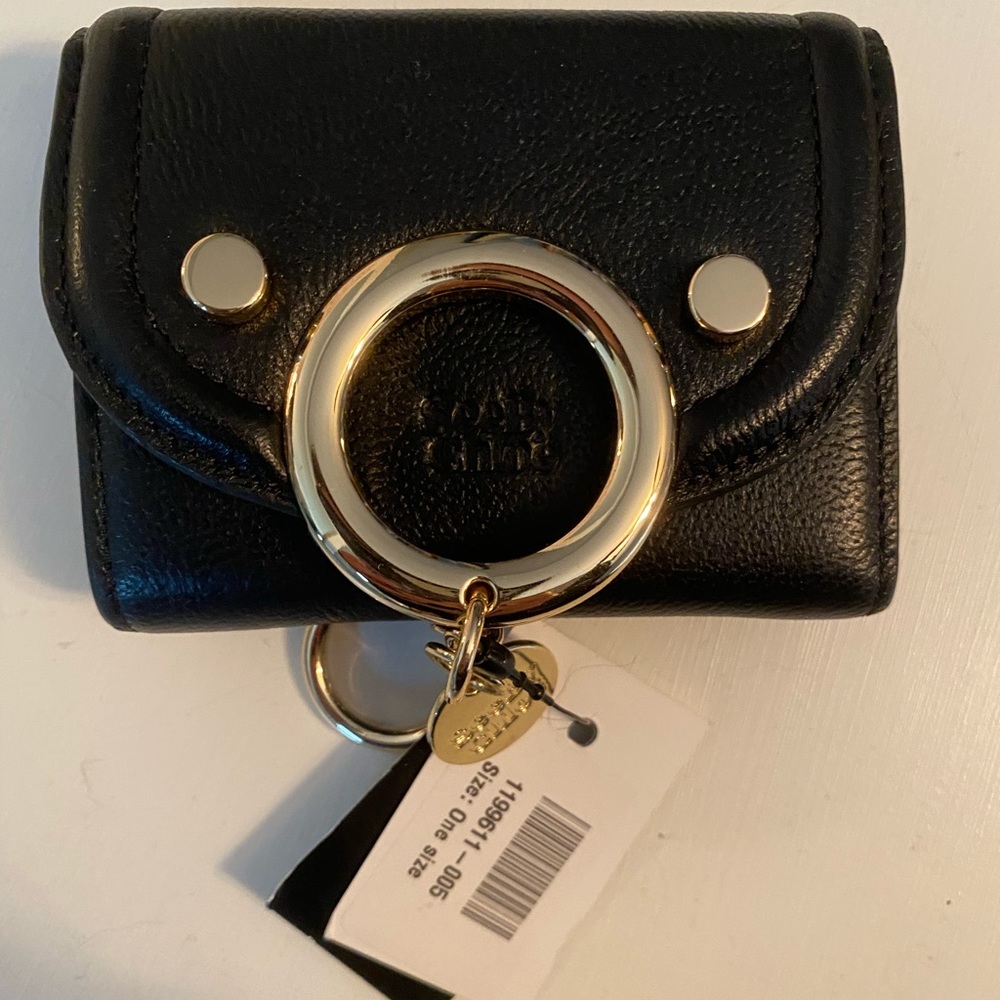 SEE by Chloe black wallet